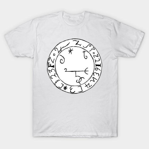 Beelzebub Circle from Grimorium Verum T-Shirt by MacSquiddles